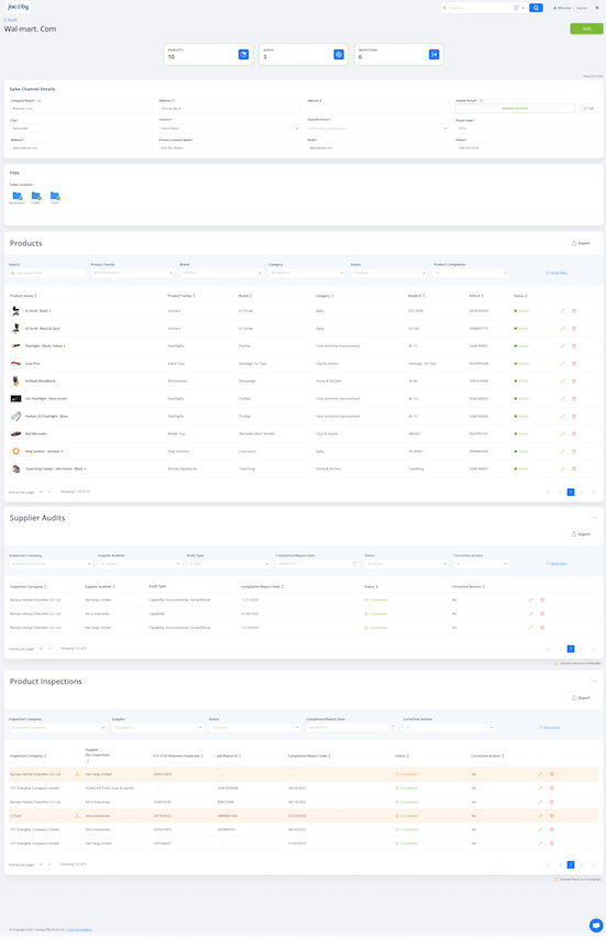 Sales Channel Details