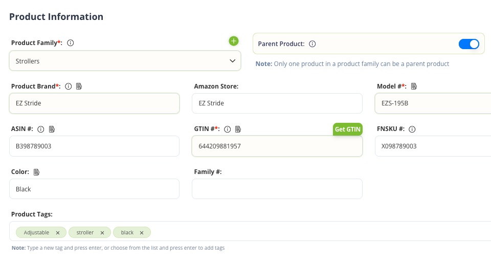 Get GTIN numbers right from Comply PRO +