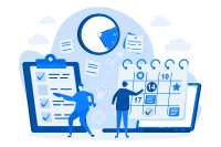 Comply PRO+ has a scheduler and calendar