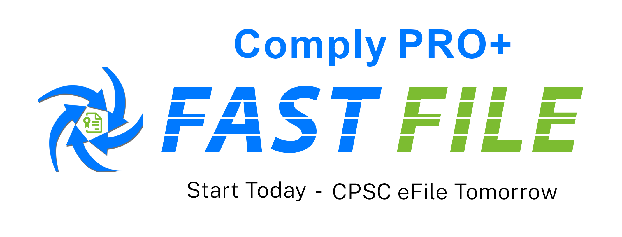 Fast File Logo V5 White